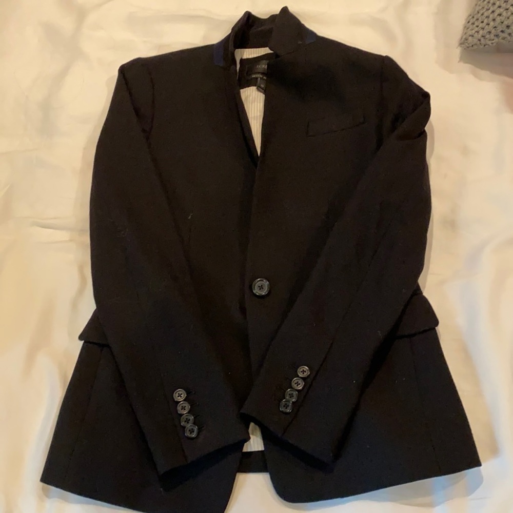 Black jcrew regent blazer sz 00